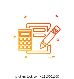 Clipboard icon design vector