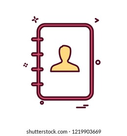 Clipboard icon design vector
