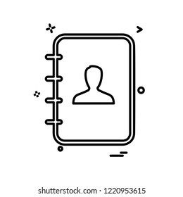 Clipboard icon design vector