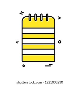 Clipboard icon design vector