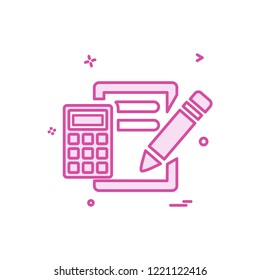 Clipboard icon design vector