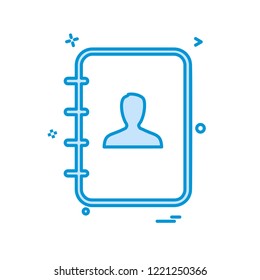 Clipboard icon design vector