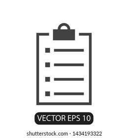 clipboard icon design, vector eps10