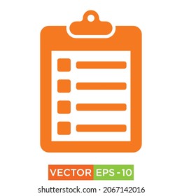Clipboard icon design vector Idea for print and web use