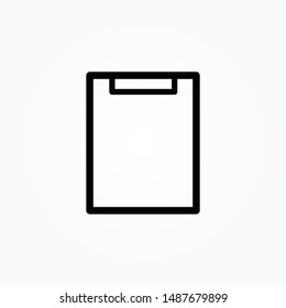 clipboard icon design vector illustration