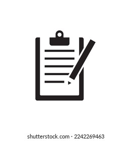 clipboard icon , document icon vector