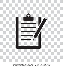 clipboard icon , document icon vector