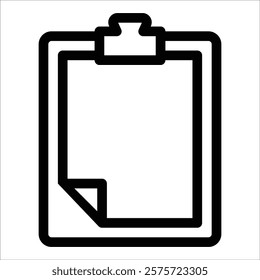 Clipboard Icon Element For Design