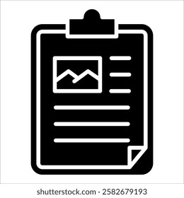 Clipboard Icon Element For Design