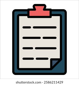 Clipboard Icon Element For Design