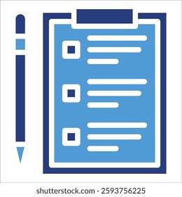 Clipboard Icon Element For Design