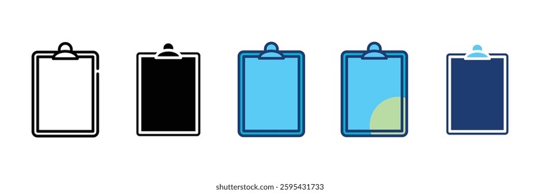 Clipboard Icon Element For Design
