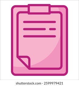 Clipboard Icon Element For Design