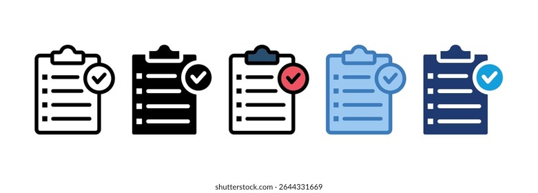 Clipboard Icon Element For Design