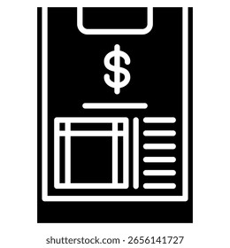 Elemento de icono de Portapapeles para el diseño