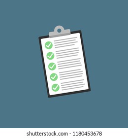 Clipboard icon. Eps10
