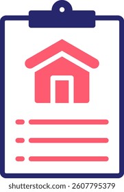 Clipboard Icon Fill Vector Illustration