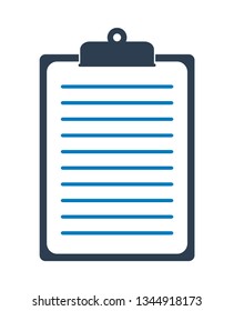 Clipboard Icon. Flat style vector EPS.