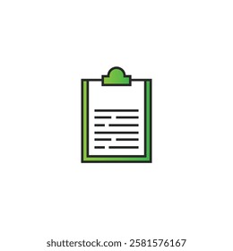 Clipboard icon flat vector design