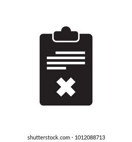 clipboard icon illustration isolated vector sign symbol