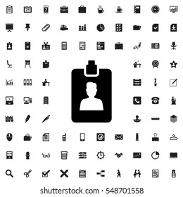 clipboard icon illustration isolated vector sign symbol