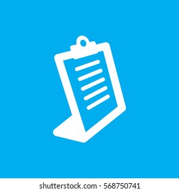 clipboard icon illustration isolated vector sign symbol