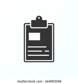 Clipboard   icon illustration isolated vector sign symbol