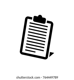 clipboard icon illustration isolated vector sign symbol
