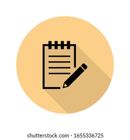 clipboard icon isolated on background. vector eps 10