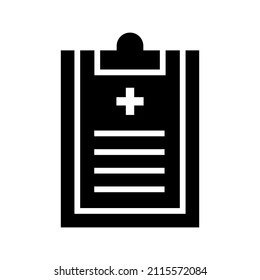 Clipboard icon isolated on white background