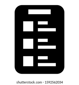 clipboard icon isolated sign symbol vector illustration - high quality black style vector icons
