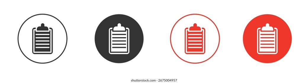 Icono del Portapapeles para el logotipo, símbolo de la muestra del Vector para el diseño