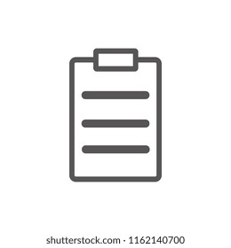 clipboard icon note