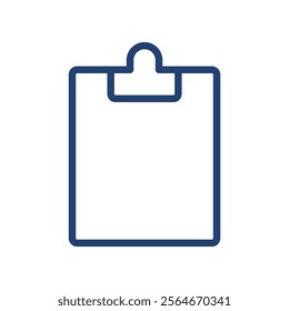 Clipboard icon Outline icon sign