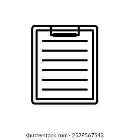 Clipboard icon representing note-taking, organization, or management.