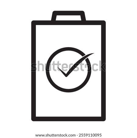Clipboard icon set. Checklist on the clipboard line icon with checkmarks, checklist, document, pencil. Clipboard outline icons. Checklist symbol. planning icon vector illustration.