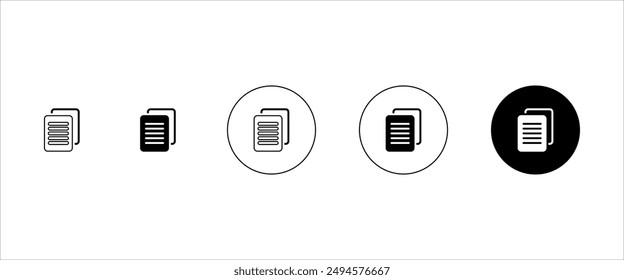 clipboard icon set, clipboard icons, documents icon, Checklist, ui icon, blank clipboard icon in different style vector