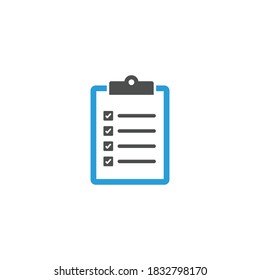 Clipboard icon, Clipboard sign vector illustrator