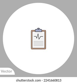 Clipboard icon sign vector,Symbol, logo illustration for web and mobile