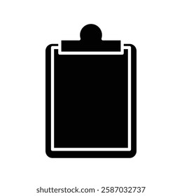 clipboard icon Simple thin line logo