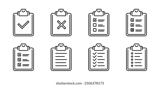 Clipboard Icon Stock Illustrations, Royalty-Free Vector Graphics and Clip Art