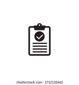 Clipboard Icon, Symbol For Web Site And App Design. Vector Illstration.