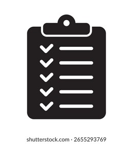 Símbolo do ícone da área de transferência para design de site e aplicativo.