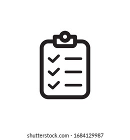 Clipboard Icon In Trendy  Design Vector Eps 10