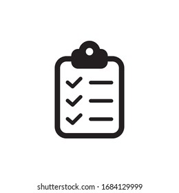 Clipboard-Symbol in trendigem Design, Vektorgrafik EPS10