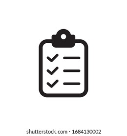 Clipboard-Symbol in trendiger Design-Vektorillustration EPS10