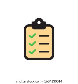 Clipboard Icon In Trendy  Design Vector Eps 10