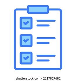 clipboard Icon. User interface Vector Illustration, As a Simple Vector Sign and Trendy Symbol in Line Art Style, for Design and Websites, or Mobile Apps,