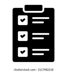 clipboard Icon. User interface Vector Illustration, As a Simple Vector Sign and Trendy Symbol in Line Art Style, for Design and Websites, or Mobile Apps,
