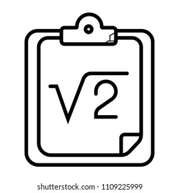clipboard icon vector